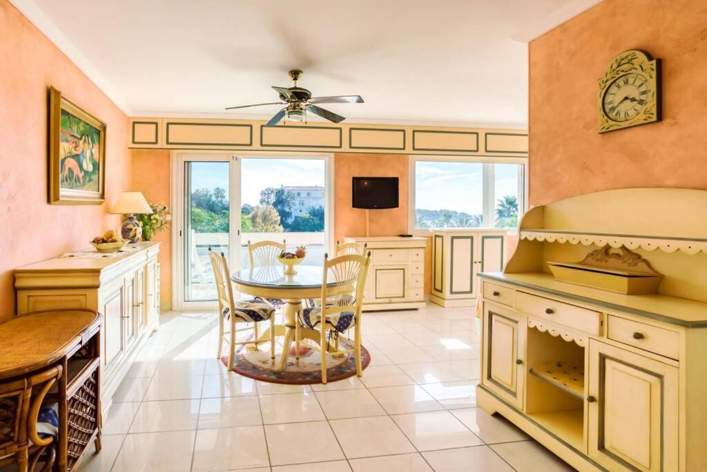 A6- 2 Bdr Incredible Sea View - Ac, Garage & Terrace Lägenhet Antibes Exteriör bild
